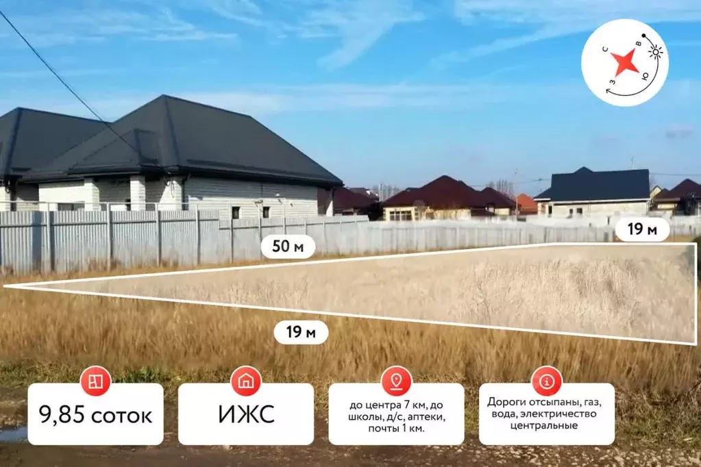 Участок в Краснодарский край, Темрюк Веселая ул. (9.85 сот.) - Фото 1