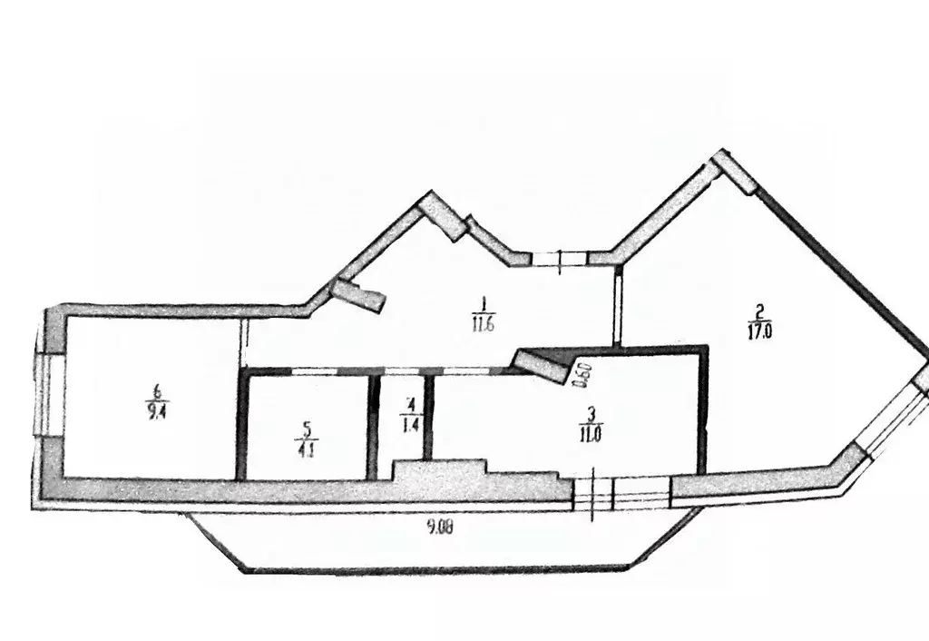 2-к кв. Брянская область, Брянск Красноармейская ул., 100 (54.0 м) - Фото 2