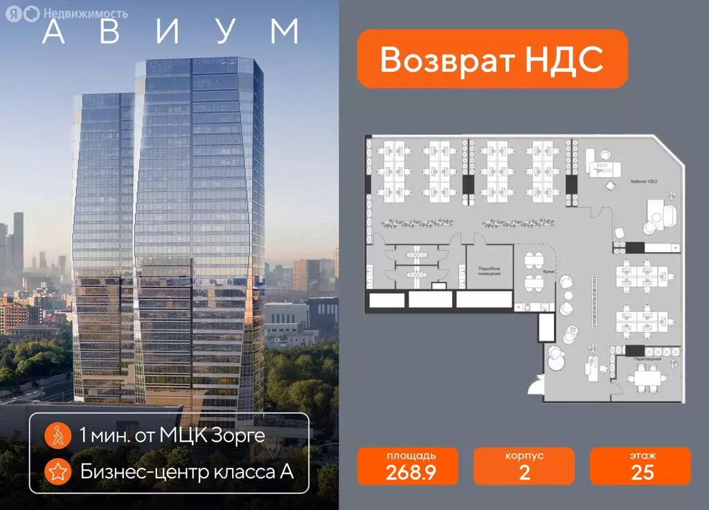 Офис (268.9 м) - Фото 1
