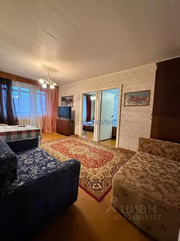 3-к кв. Нижегородская область, Нижний Новгород 6-й мкр, 11 (50.4 м) - Фото 2