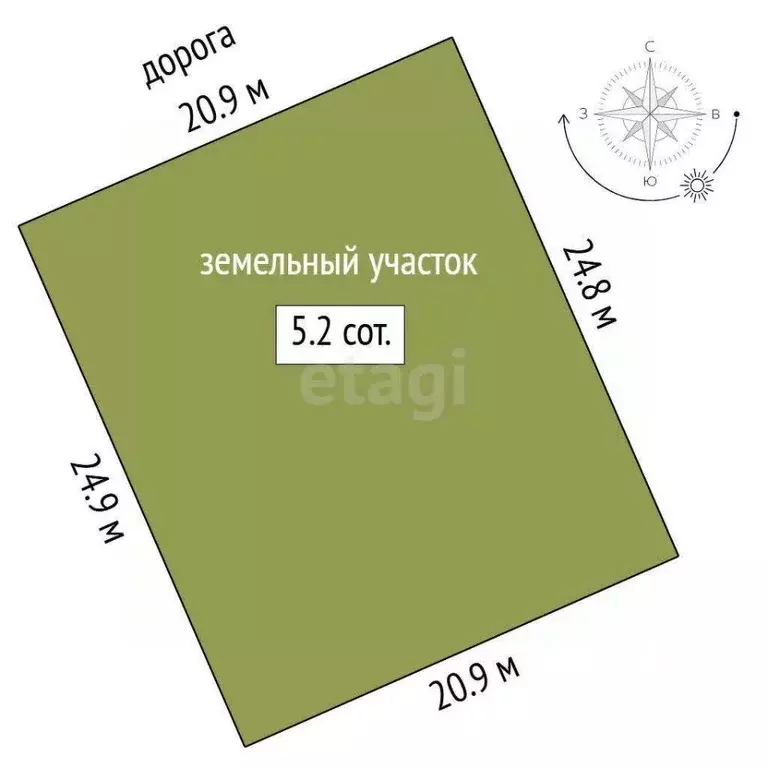 Участок в Свердловская область, Тугулымский муниципальный округ, с. ... - Фото 2