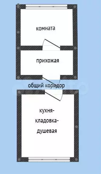 1-к. квартира, 34 м, 4/4 эт. - Фото 0