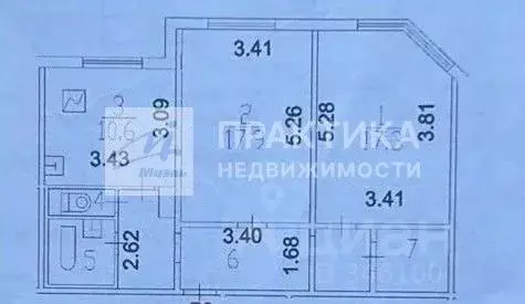 2-к кв. Москва ул. Барышиха, 17 (65.1 м) - Фото 2