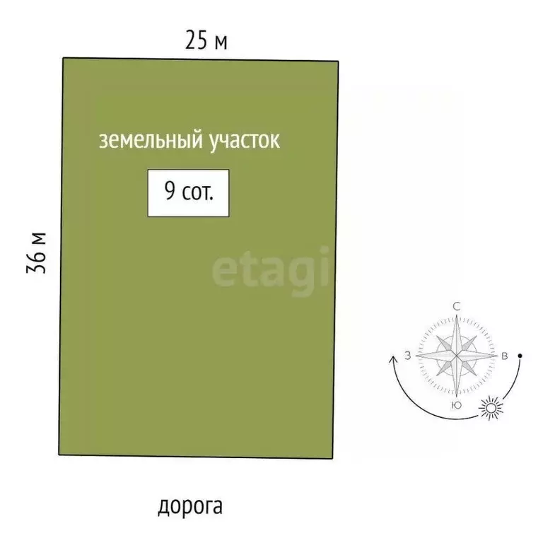 Участок в Тюменская область, Нижнетавдинский муниципальный округ, ... - Фото 2
