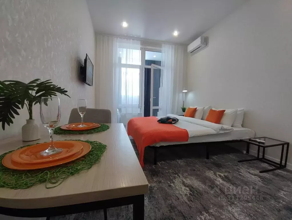 Студия Краснодарский край, Анапа ул. Ленина, 202к2 (32.0 м) - Фото 1