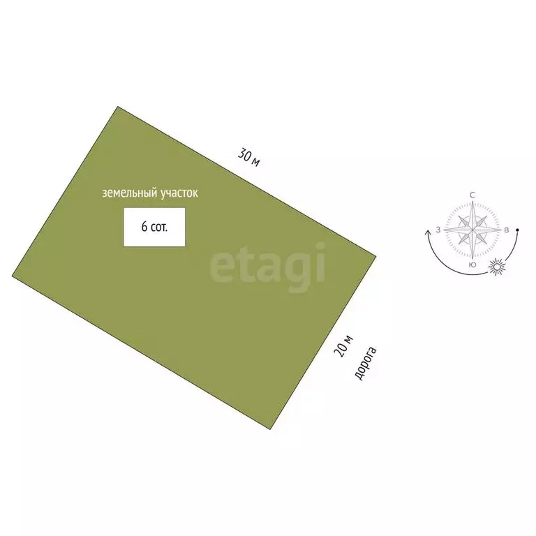 Участок в Мирное, улица Бекира Османова (6 м) - Фото 1