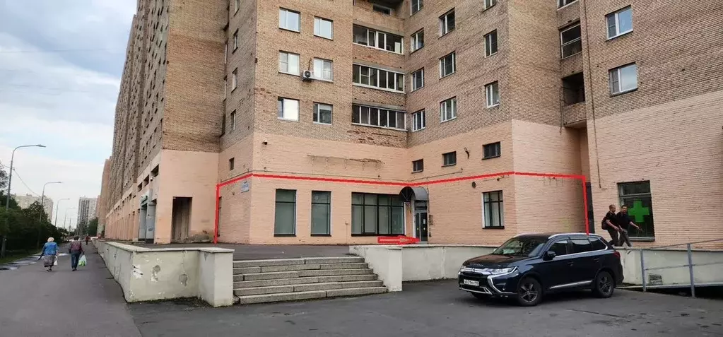 Помещение свободного назначения в Санкт-Петербург Богатырский просп., ... - Фото 2