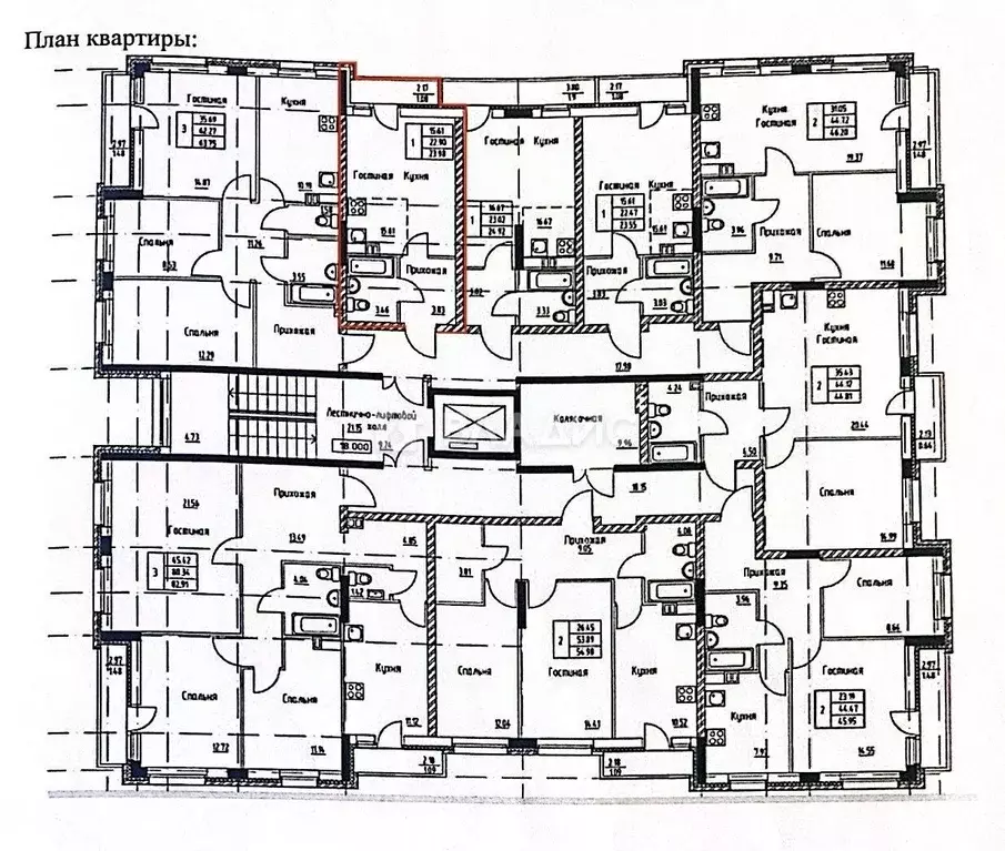 Студия Пермский край, Пермь ул. Сакко и Ванцетти, 97 (23.0 м) - Фото 2