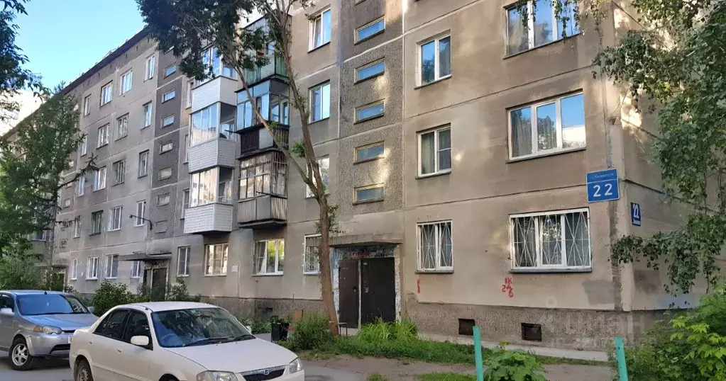 1-к кв. Новосибирская область, Новосибирск Киевская ул., 22 (29.0 м) - Фото 0