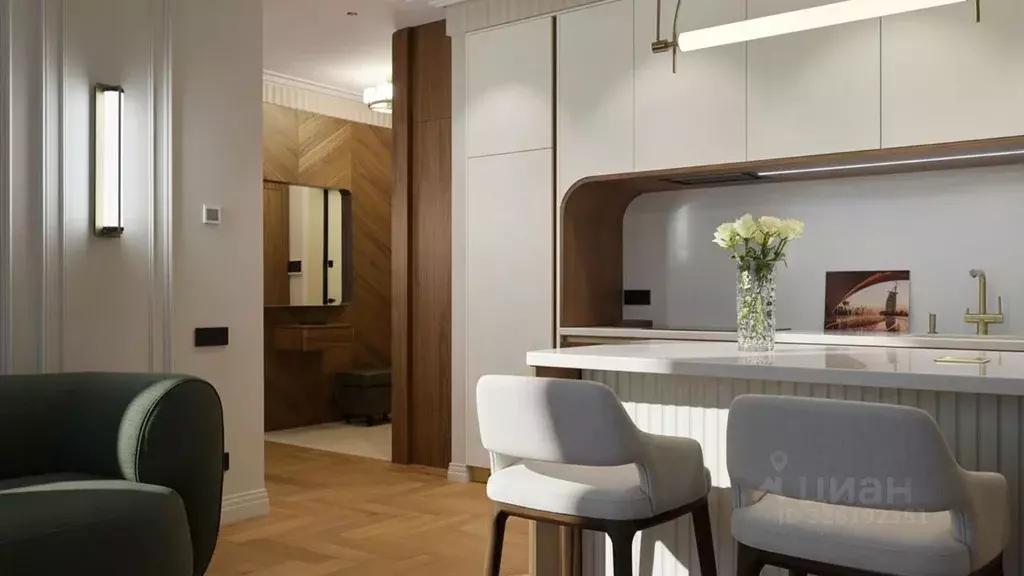 2-к кв. Москва ул. Усачева, 15А (100.0 м) - Фото 2