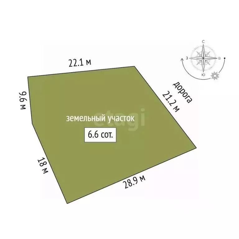Участок в Крым, Симферополь ул. Романкошская, 11 (6.6 сот.) - Фото 1