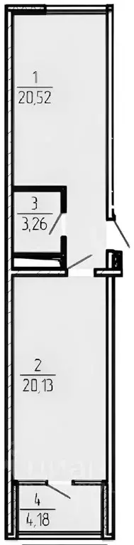 2-к кв. Краснодарский край, Сочи Светлана мкр, ул. Депутатская, 10Б/1 ... - Фото 2