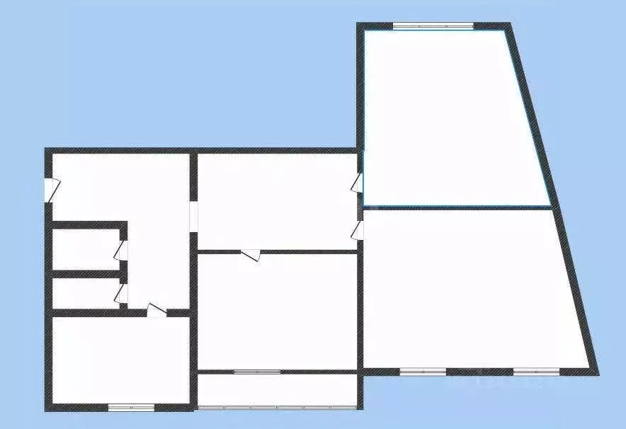 3-к кв. Белгородская область, Белгород Новый-2 мкр, ул. Шумилова, 2 ... - Фото 2