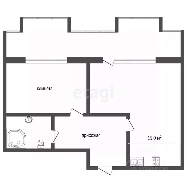 3-к кв. Крым, Ялта муниципальный округ, Ливадия пгт пер. Батурина, 18А ... - Фото 2