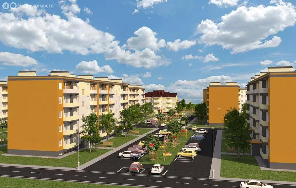 1-комнатная квартира: деревня Крутые Выселки, проспект Космонавтов, 3 ... - Фото 2