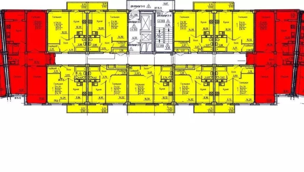 3-к кв. Пензенская область, Пенза ул. Генерала Глазунова, 6 (78.4 м) - Фото 2