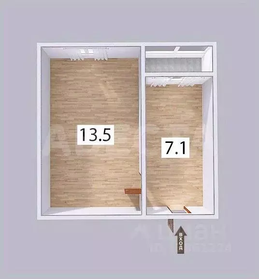 Комната Омская область, Омск ул. Лермонтова, 130а (20.6 м) - Фото 1