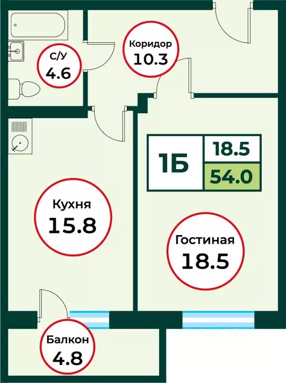 1-к кв. Красноярский край, Красноярск городской округ, пос. Солонцы ... - Фото 1