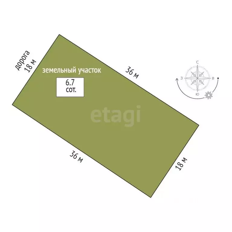 Участок в Тюменская область, Тюмень проезд Шахматный (6.7 сот.) - Фото 2