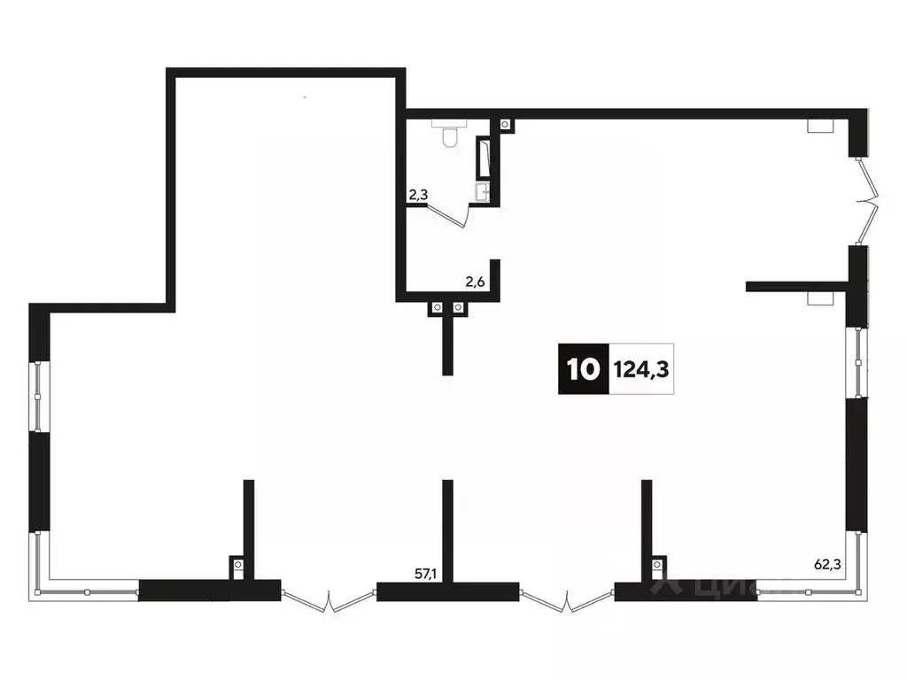 Помещение свободного назначения в Краснодарский край, Краснодар Парк ... - Фото 1