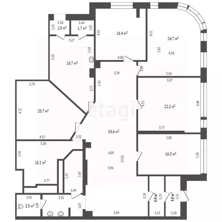 Офис в Ханты-Мансийский АО, Ханты-Мансийск ул. Гагарина, 35 (212 м) - Фото 2