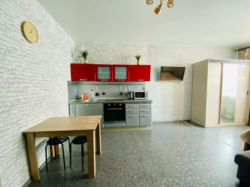 Студия Новосибирская область, Новосибирск ул. Виктора Уса, 4 (34.0 м) - Фото 1