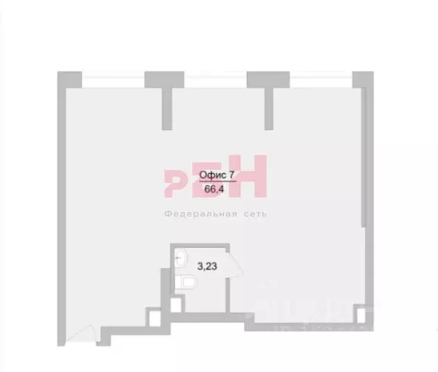 Офис в Свердловская область, Екатеринбург ул. Черкасская, 7/1 (66 м) - Фото 2