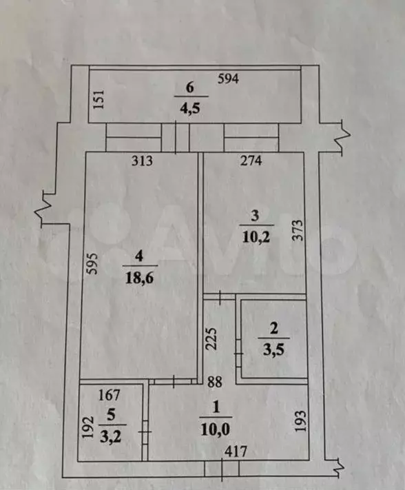 1-к. квартира, 45,5 м, 9/10 эт. - Фото 0