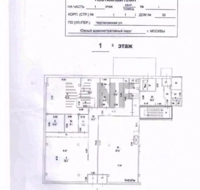 Торговая площадь в Москва Чертановская ул., 32К1 (797 м) - Фото 1