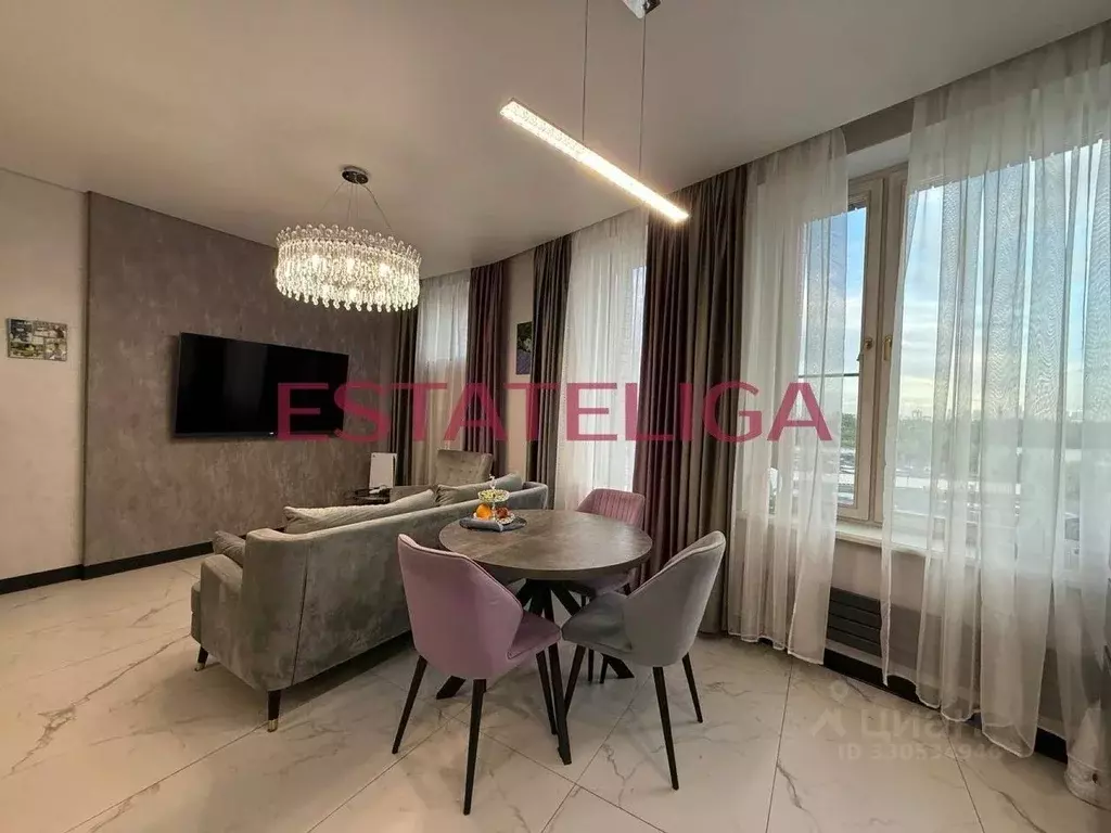 3-к кв. Москва ул. Адмирала Макарова, 6А (78.0 м) - Фото 2