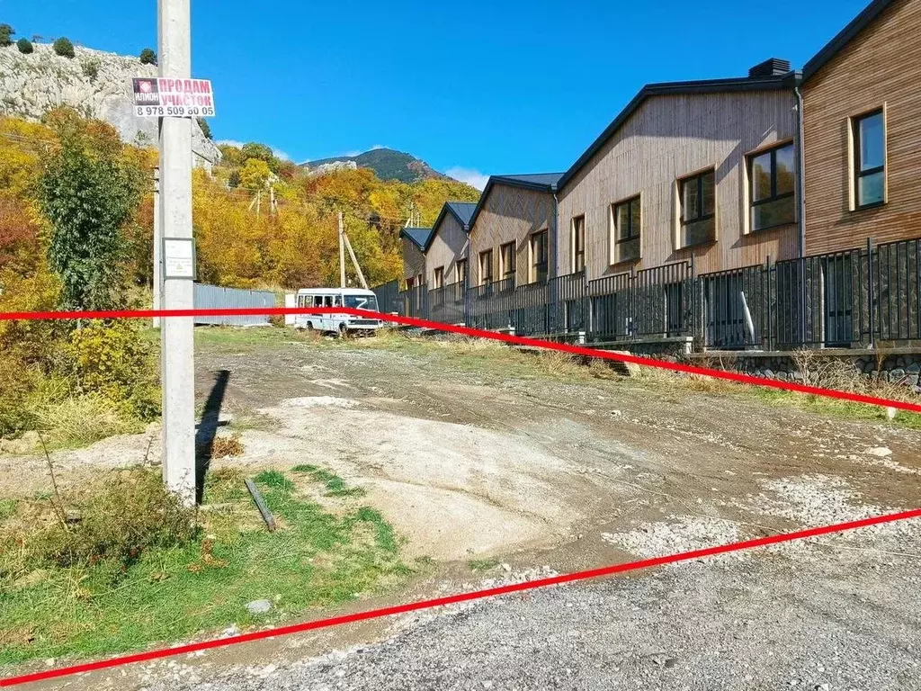 Участок в Крым, Ялта муниципальный округ, Краснокаменка пгт ул. Имени ... - Фото 1