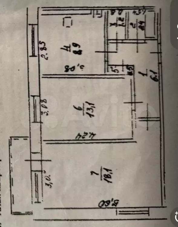 2-к. квартира, 51 м, 7/9 эт. - Фото 0