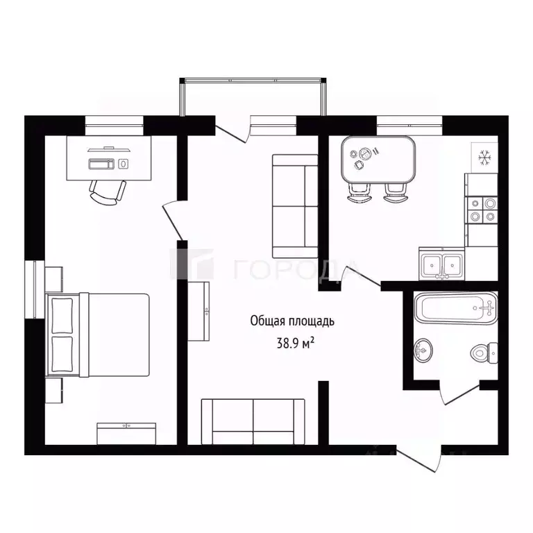 2-к кв. Новосибирская область, Новосибирский район, Кубовинский ... - Фото 2