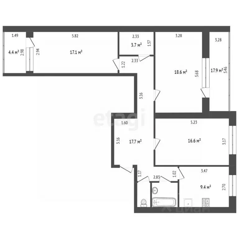 3-к кв. Ямало-Ненецкий АО, Тазовский район, пос. Тазовский ул. ... - Фото 2