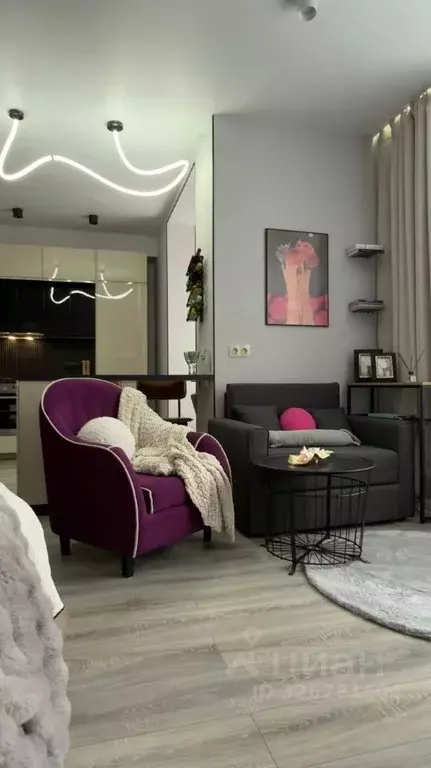 Студия Москва ул. Корабельная, 17к1 (40.0 м) - Фото 1