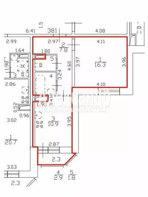 1-комнатная квартира: Санкт-Петербург, улица Орджоникидзе, 52 (39.7 м) - Фото 2