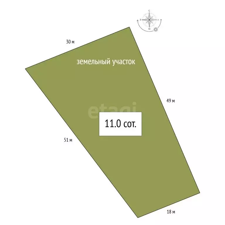 Участок в Плотниковский сельсовет, садоводческое некоммерческое ... - Фото 1