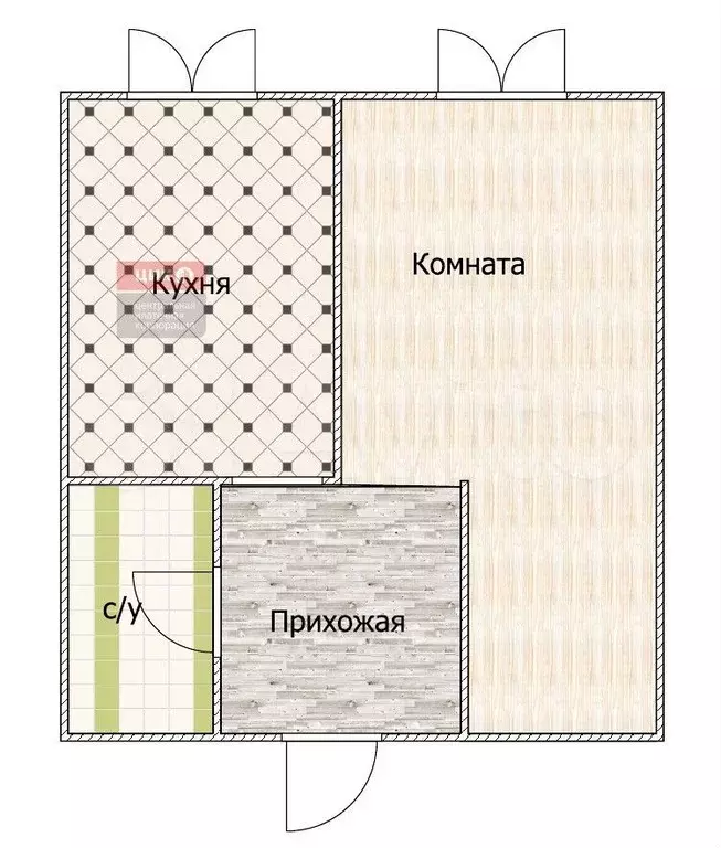 1-к. квартира, 22 м, 5/9 эт. - Фото 0