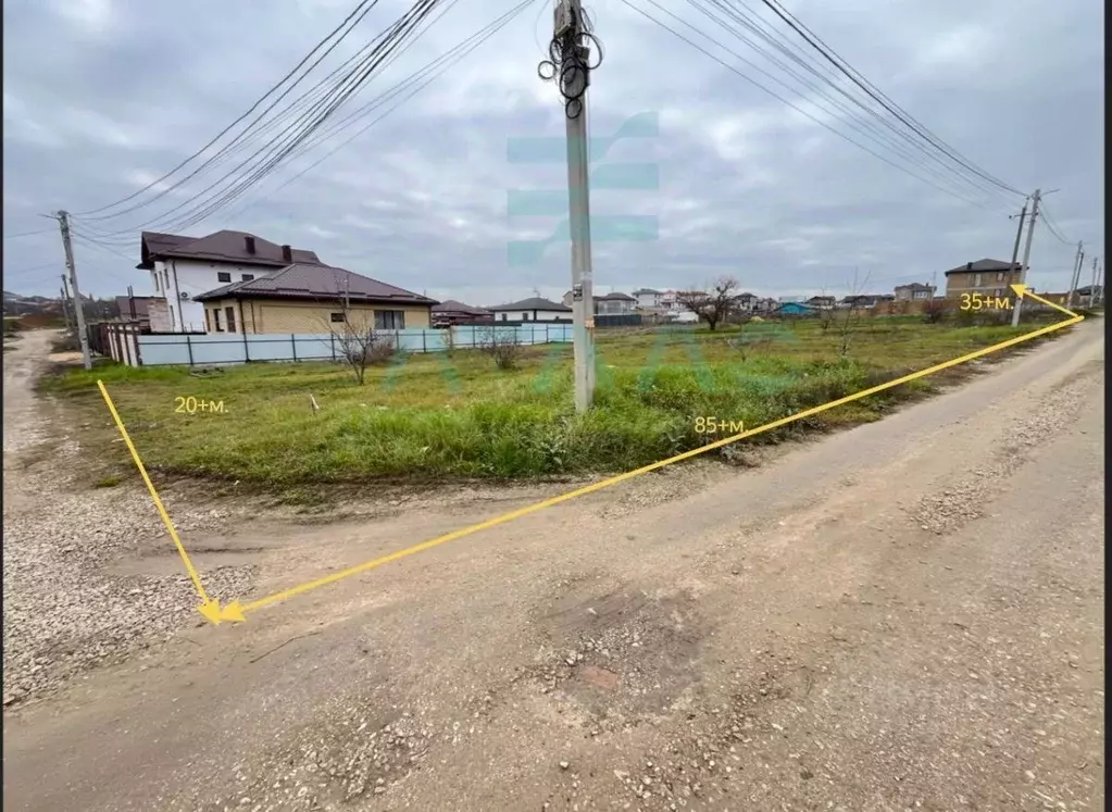 Участок в Крым, Симферопольский район, с. Мирное ул. Березовая, 17 ... - Фото 2