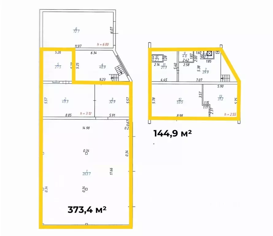 Склад в Удмуртия, Ижевск ул. Гагарина, 1к2 (559 м) - Фото 1