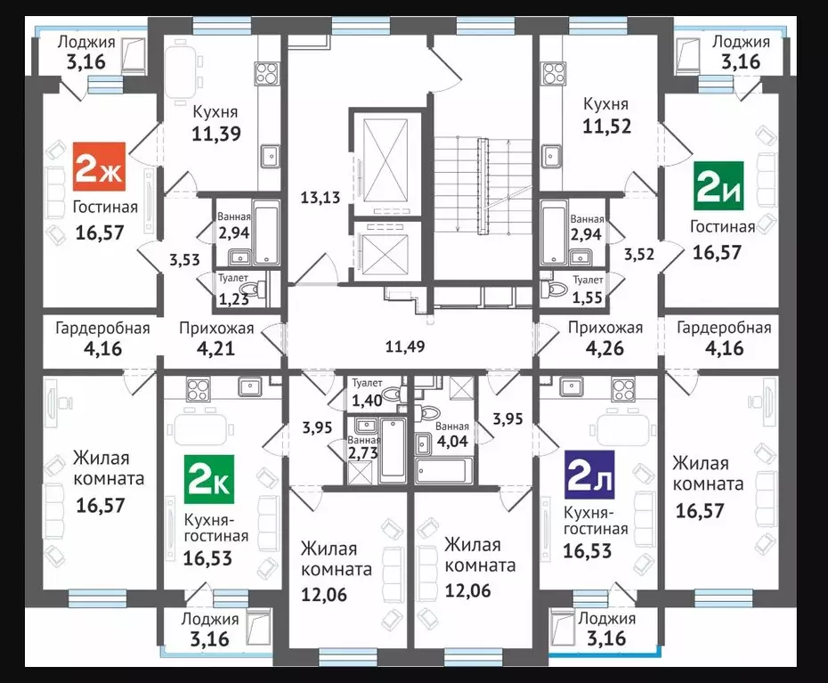 2-к кв. Марий Эл, Медведево городское поселение, Медведево пгт бул. ... - Фото 2