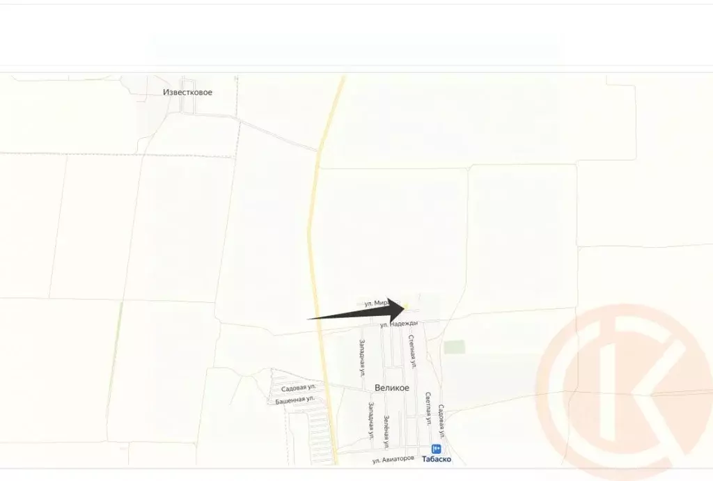 Участок в Крым, Сакский район, Суворовское с/пос, с. Великое ул. Мира, ... - Фото 2