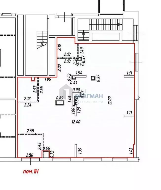 Помещение свободного назначения в Москва ул. Братьев Бромлей, 5к1 (131 ... - Фото 2