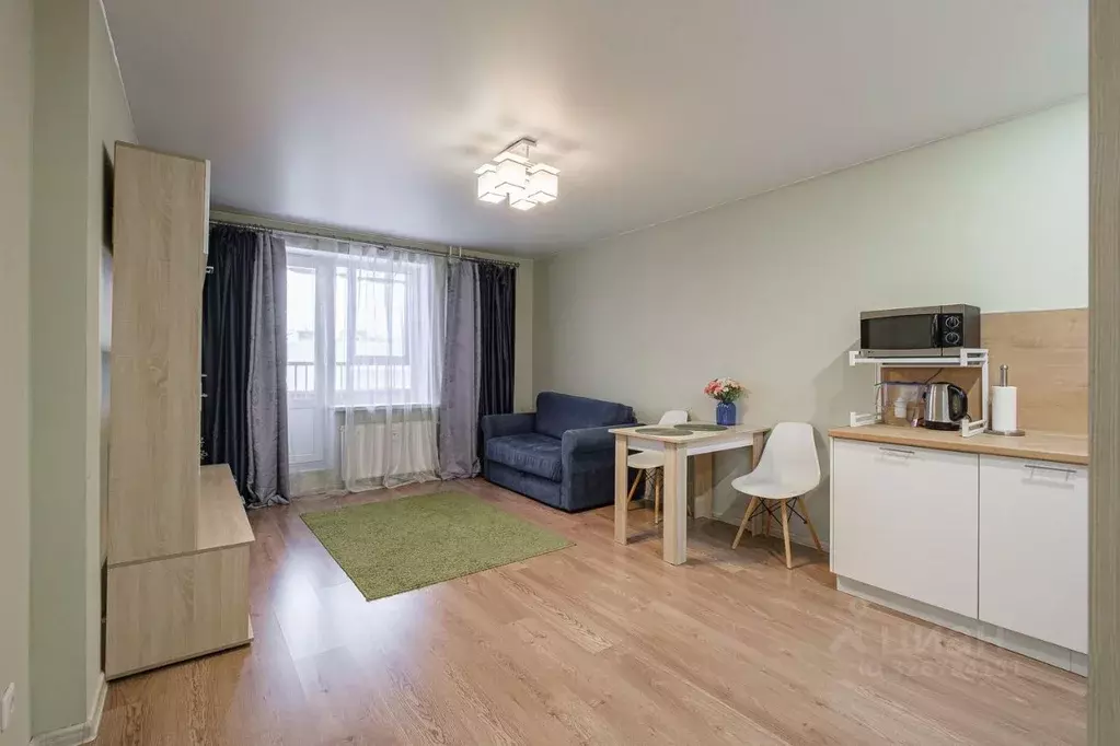 1-к кв. Ленинградская область, Мурино Всеволожский район, ул. ... - Фото 1