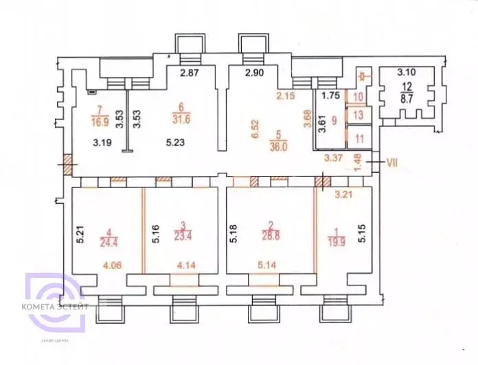 Помещение свободного назначения в Москва ул. 1-я Машиностроения, 4К2 ... - Фото 1