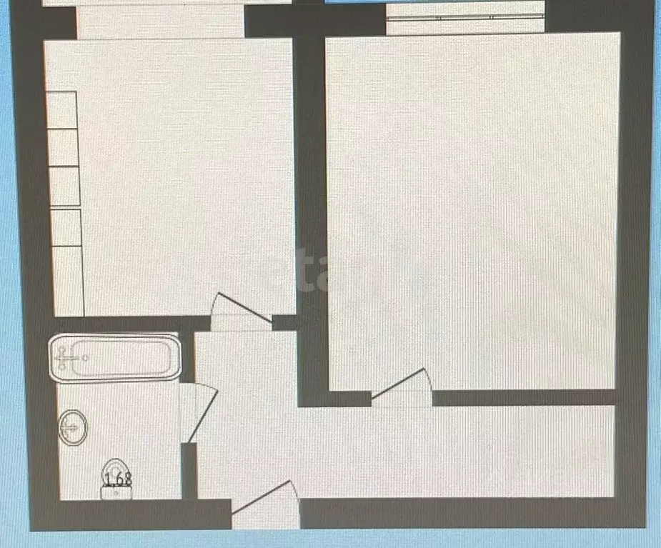 1-к кв. Ставропольский край, Ставрополь №21 мкр, проезд Ботанический, ... - Фото 1