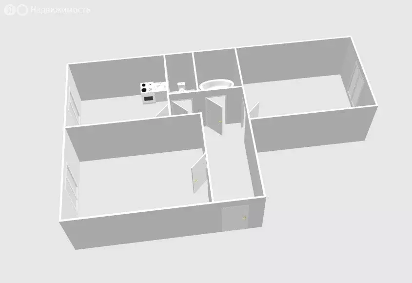 2-комнатная квартира: Уфа, Архитектурная улица, 14 (52.3 м) - Фото 2