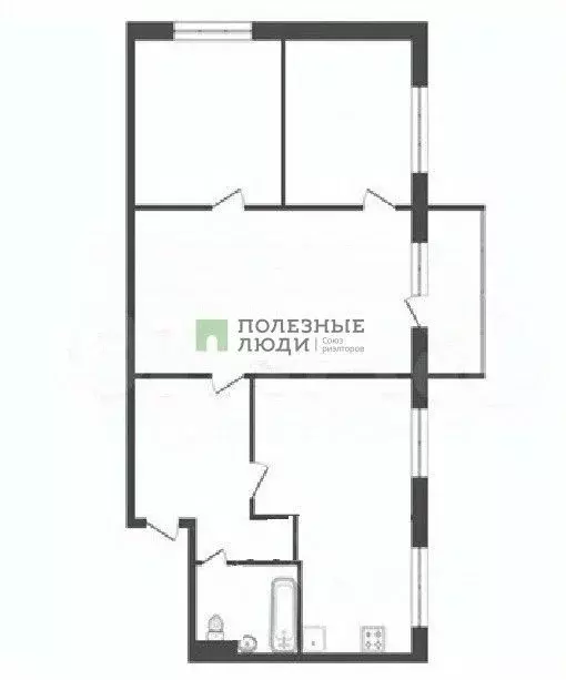 4-к кв. Красноярский край, Красноярск ул. Мичурина, 23 (58.3 м) - Фото 1
