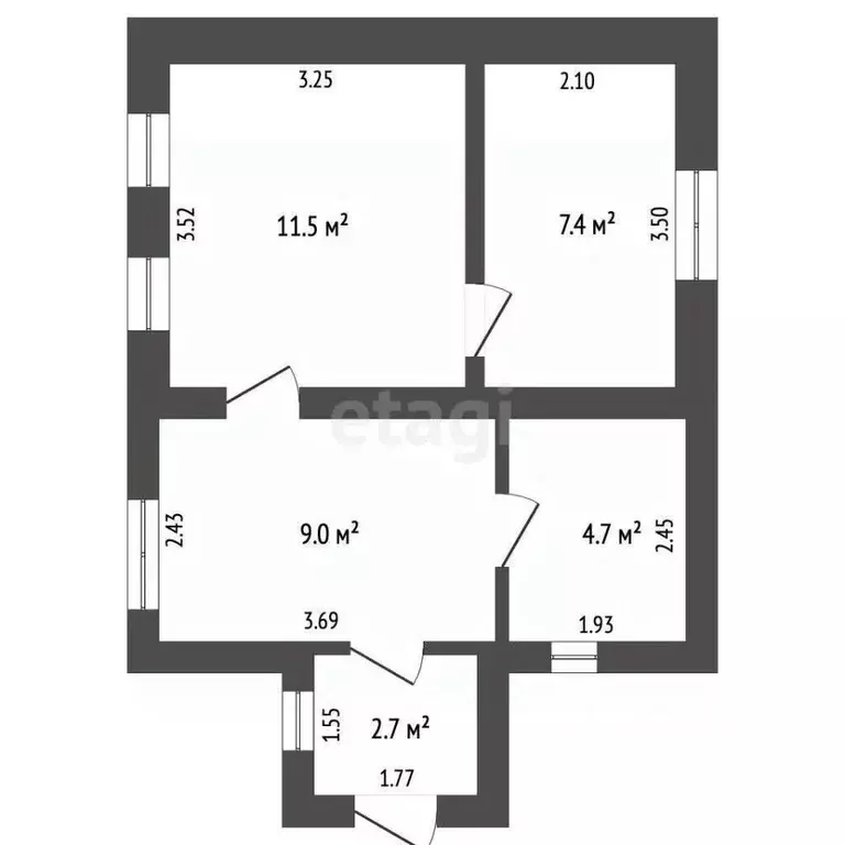Дом в Ростовская область, Аксай ул. Лермонтова (37 м) - Фото 1