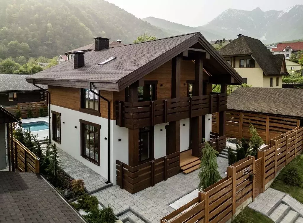 Дом в Краснодарский край, Сочи Красная Поляна пгт, ул. Заповедная, ... - Фото 1